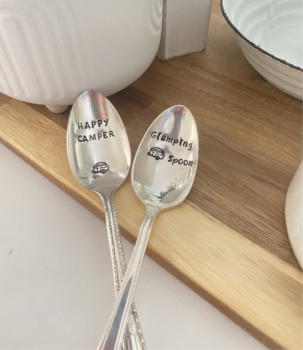 Happy Camper/ Glamping spoon